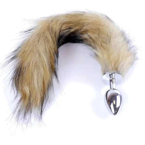Анальная пробка S с хвостом BOSS of TOYS Boss Series - Fox TAIL Brown XL, BS6400098