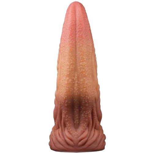 Фаллоимитатор Dual-Layered Silicone Tongue 10" Brown фото 7