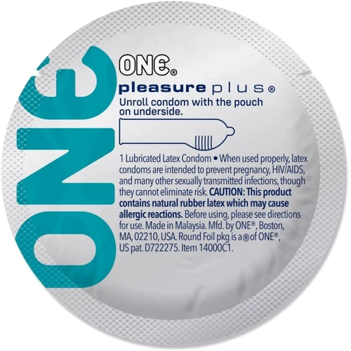 Презерватив ONE Pleasure Plus, 1 шт
