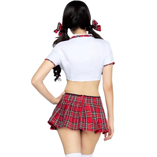Костюм Leg Avenue Miss Prep School M/L Red: Тип Школьницы