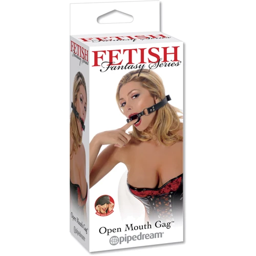 Кляп Fetish Fantasy Open Mouth Gag, чорний, 4 см фото 4
