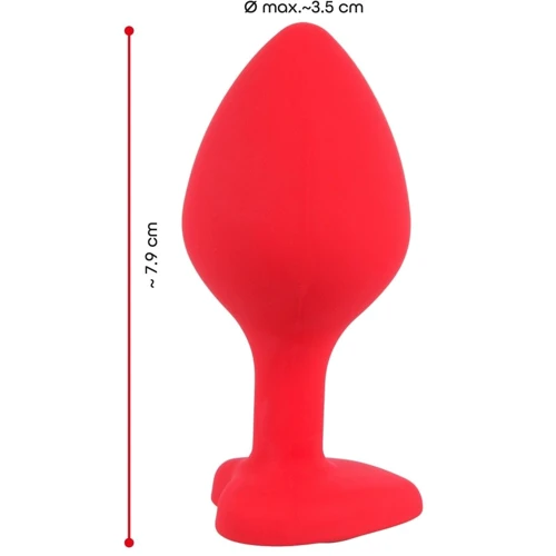 Анальна пробка із кристалом Orion Silicone Plug Medium: Тип Анальные пробки
