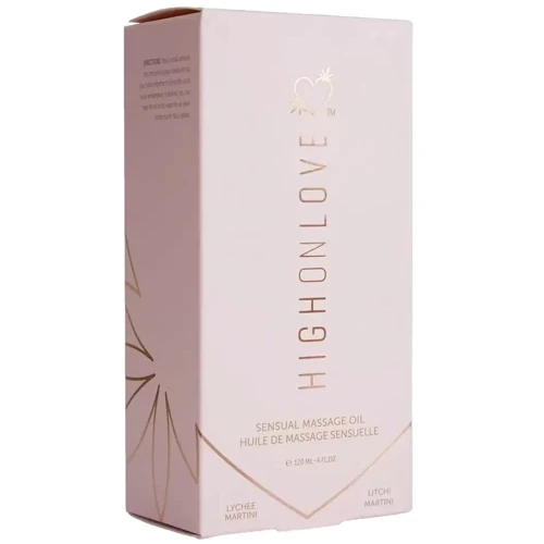 Масажне масло HighOnLove Massage Oil - Lychee Martini (120 мл): Особливості с ароматом, со вкусом, съедобное