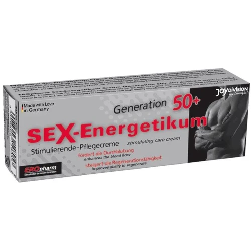 Крем для усиления эрекции JoyDivision EROpharm - Sex Energetikum Creme Generation 50+, 40 мл