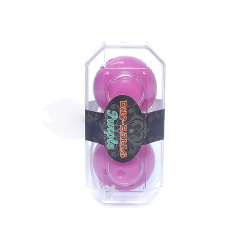 Вагинальные шарики BOSS Series Duo Balls Purple: Особенности Соединены между собой