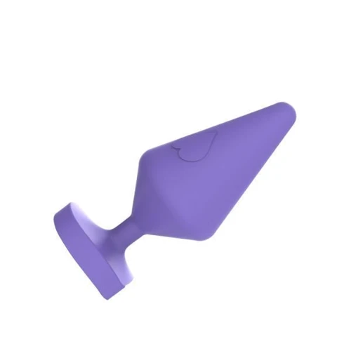 Анальный плаг Chisa Small Luv Heart Plug, Purple: Тип Анальные пробки