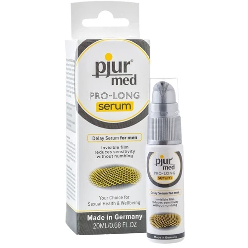 Пролонгувальний гель pjur MED Prolong Serum 20 мл, створює невидиму плівку, що знижує чутливість