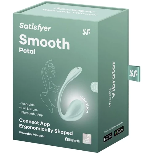 Віброяйце Satisfyer Smooth Petal Connect App Mint: Тип управління кнопкове