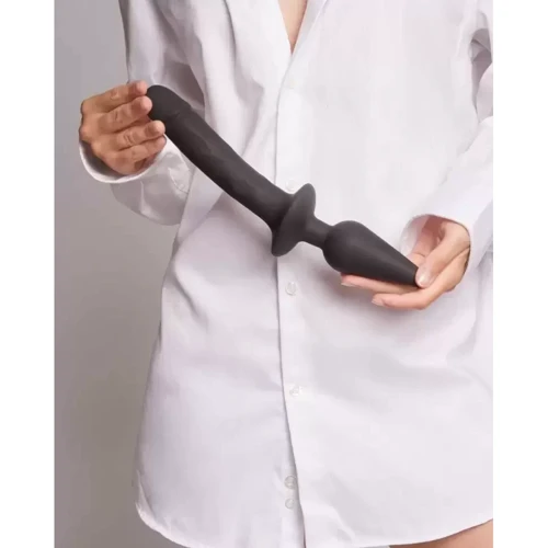 Анальная пробка с дилдо Strap-On-Me Switch Plug-In Realistic Dildo Black - L: Для кого Унисекс