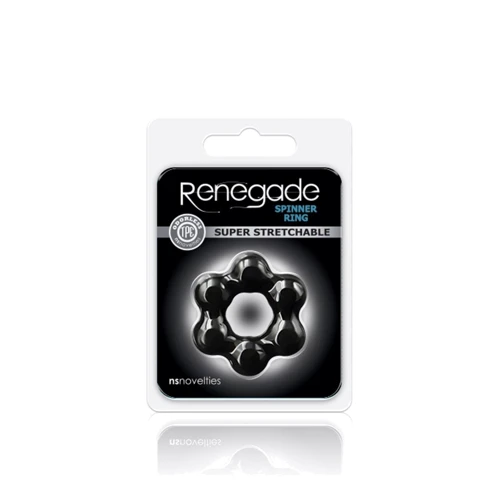 NS Novelties Renegade Spinner Ring - насадка на член, черный: Для кого Для мужчин