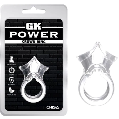 Эрекционное кольцо Chisa GK Power Crown Ring Clear