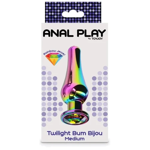 Анальная пробка Toy Joy Medium Twilight Bum Bijou: Наличие вибрации Нет