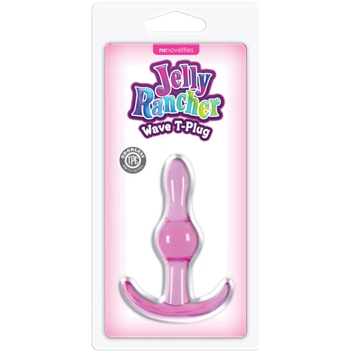 Ns Novelties Jelly Rancher Wave анальная пробка 8.5x2.8 см, розовый: Для кого Унисекс