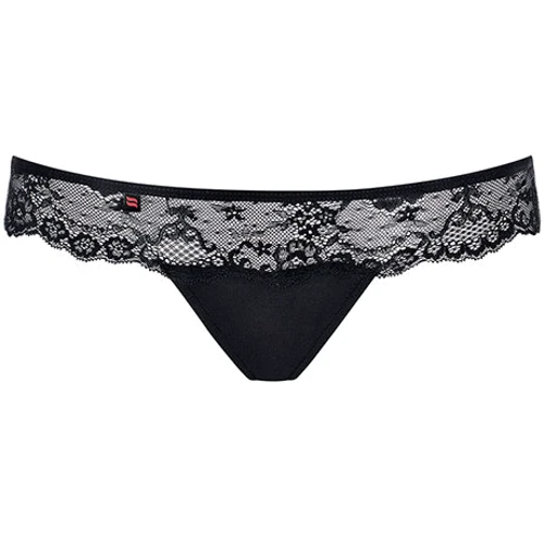 Стринги с кружевом Obsessive Charmea, S/M фото 4