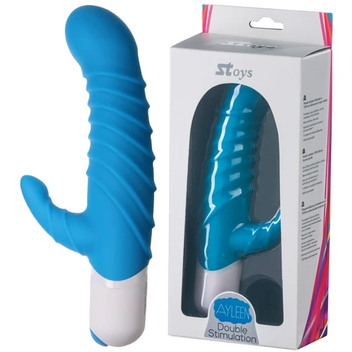 Вібратор StRubber SToys Ayleen Double Stimulation Вlue: Тип і форма Вібромасажер