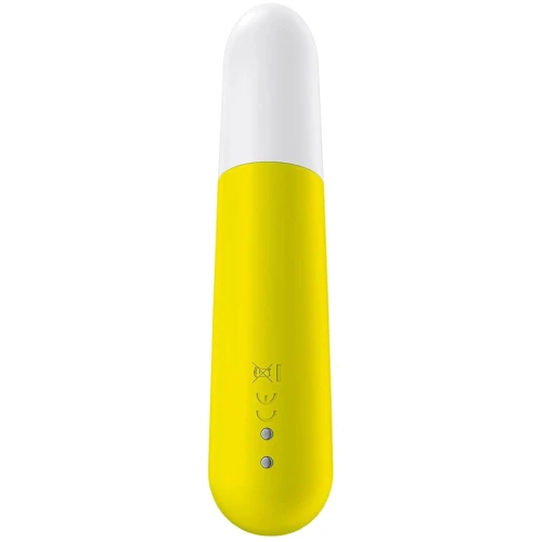 Вибропуля перезаряжаемая Satisfyer Ultra Power Bullet 4 Yellow: Длина, см 9.5