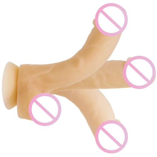 Фаллоимитатор ADDICTION - DAVID - 8" Bendable Silicone Dong: Мошонка Есть