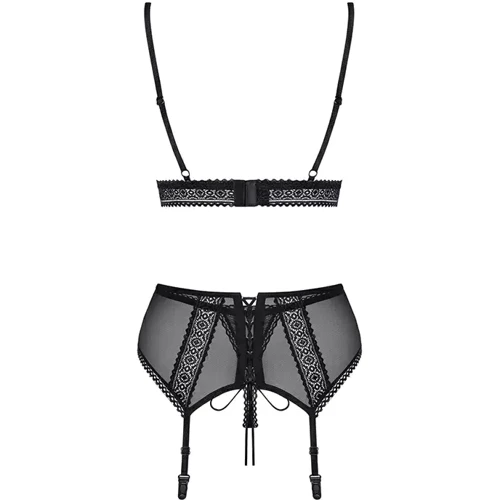 Сексуальный комплект Obsessive 862-SEG-1 set, S/M: Применение На тело