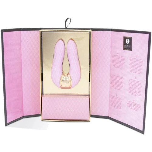 Вибратор для клитора Shunga Aiko Light Pink, гибкие кончики фото 7