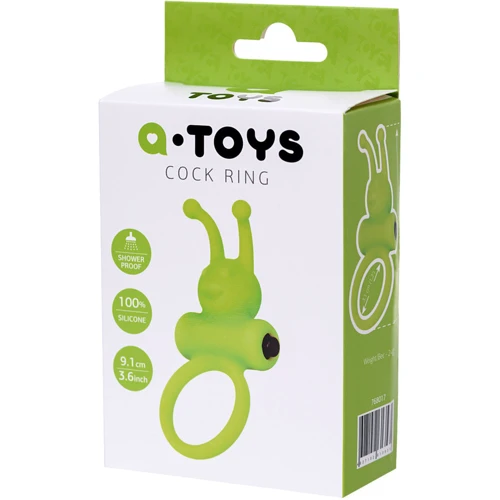 Эрекционное кольцо A-Toys By Toyfa: Цвет зеленый