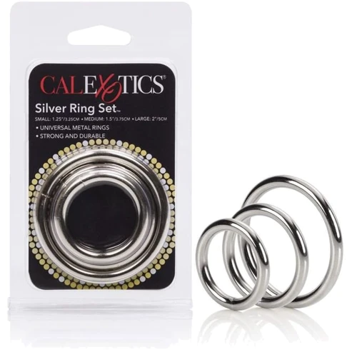 Набор колец Silver Ring - 3 Piece Set фото 5