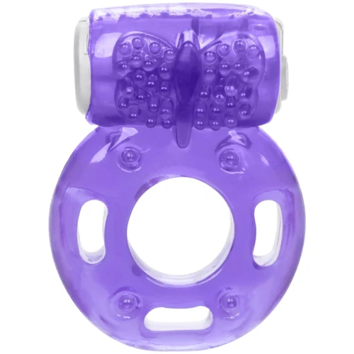 Віброкільце ерекційне CalExotics Vibrating Ring (фіолетове)
