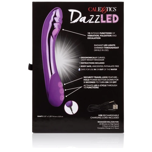 CalExotics DazzLED Vibrance - аккумуляторный вибратор, 14x3.25 см: Для кого Для женщин