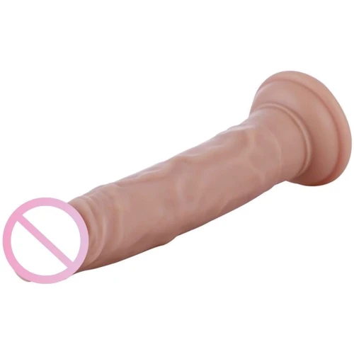 Реалистичный фаллоимитатор для секс-машин Hismith 7.5″ Flexible Silicone Dildo: Наличие вибрации Нет