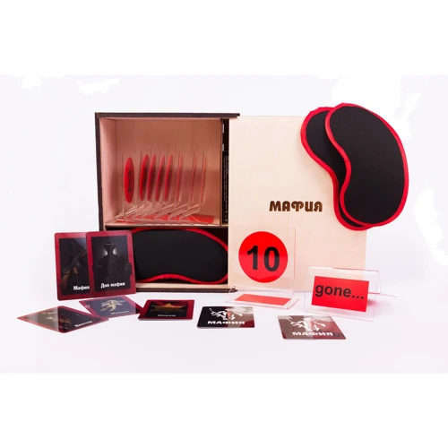 Настольная игра Fun Games Shop Мафия в дереве делюкс FGS