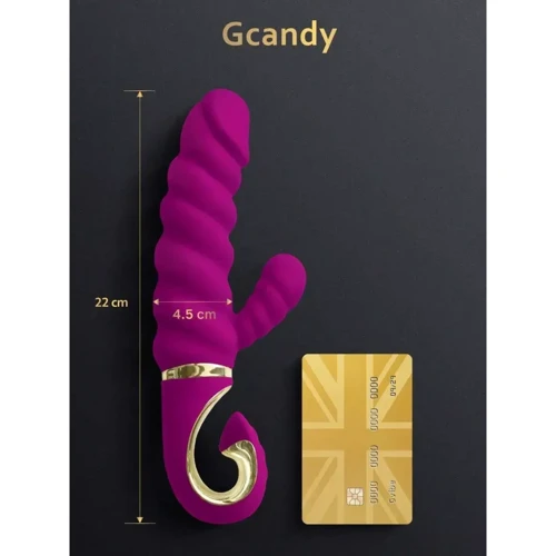 Витой вибратор с клиторальным стимулятором Gvibe Gcandy Purple: Для кого Для женщин