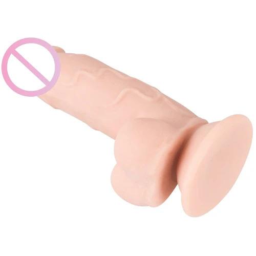 Фаллоимитатор с мошонкой Orion Nature Skin Small Bendable Dildo: Тип Реалистичные