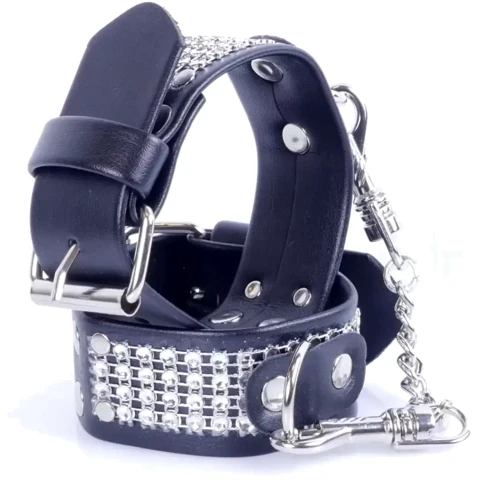 Наручники із кристалами Fetish Boss Series - Handcuffs with cristals Silver (BS3300094) фото 5