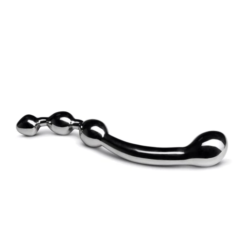 Анально-вагинальный стимулятор Sinner Gear Unbendable - Multi-Stim Pleasure Wand Metal Anal Dildo фото 5