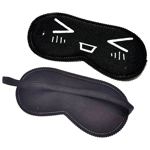 Закрытая маска на глаза Smile BLACK, SKN-C073