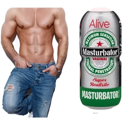 Недорогий мастурбатор-вагіна Alive Heineken Vagina у вигляді банки пива: Тип Вагіна