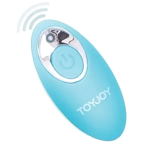 Віброяйце з пультом дистанційного керування Toy Joy I'm so Eggcited (блакитний): Довжина, см 8.9