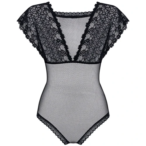 Эротическое боди с кружевом Obsessive 821-TED-1, S/M фото 4