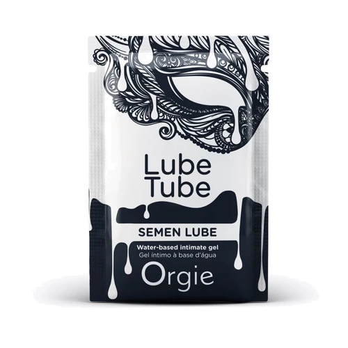 Лубрикант с имитацией спермы Orgie Lube Tube Semen Lube, 2 мл, водная основа, без вкуса и запаха: Для кого Унисекс