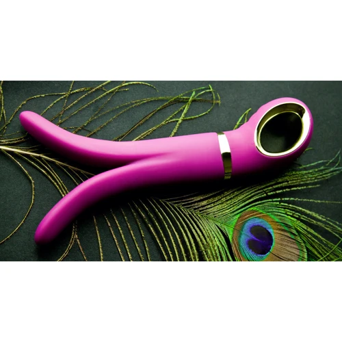 Анатомический вибромассажер GVibe 2 - Gvibe (Англия), фуксия: Длина, см 22