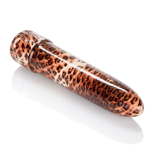 CalExotics Leopard Massager Mini пластиковый вибратор, 11x3.5 см, Leopard: Длина, см 11