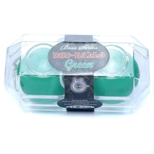 Вагинальные шарики BOSS Duo balls Green, BS6700025: Наличие вибрации Нет