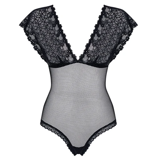 Эротическое боди с кружевом Obsessive 821-TED-1, S/M фото 3