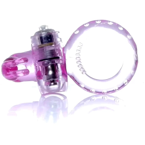 Эрекционное вибро кольцо BOSS Rabbit Vibro Cock Ring Pink, BS6700047 фото 4