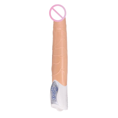 Seven Creations Long John - реалістичний вібратор, 17x4 см, тілесний
