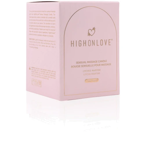 Масажна свічка з ароматом личі та мартіні HighOnLove Sensual Massage Candle Lychee Martini, 250 мл: Особливості С ароматом