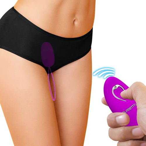 Виброяйцо Pretty Love Selkie Wireless Egg Purple: Диаметр, см 3
