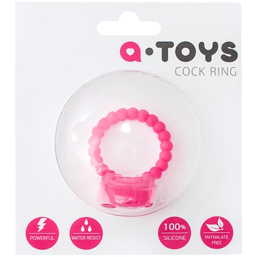 Эрекционное кольцо на пенис Toyfa A-Toys: Цвет розовый