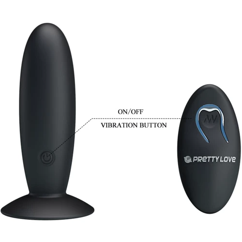 Анальная пробка с вибрацией Pretty Love Remote Control Vibrating Plug: Тип Анальные пробки