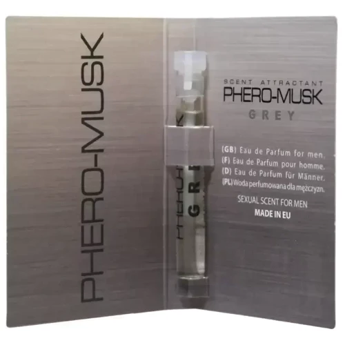 Духи с феромонами для мужчин PHERO-MUSK Grey, 1 ml: Для кого Для мужчин