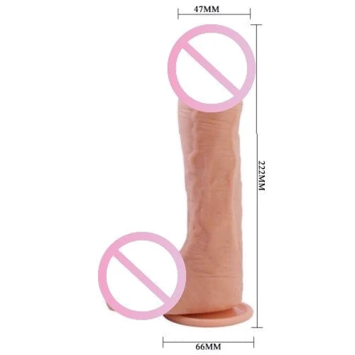 Фалоімітатор на присосці Baile Beautiful JOHNSON 8,7'' Flesh, BW-008040NR: Тип Реалистичные